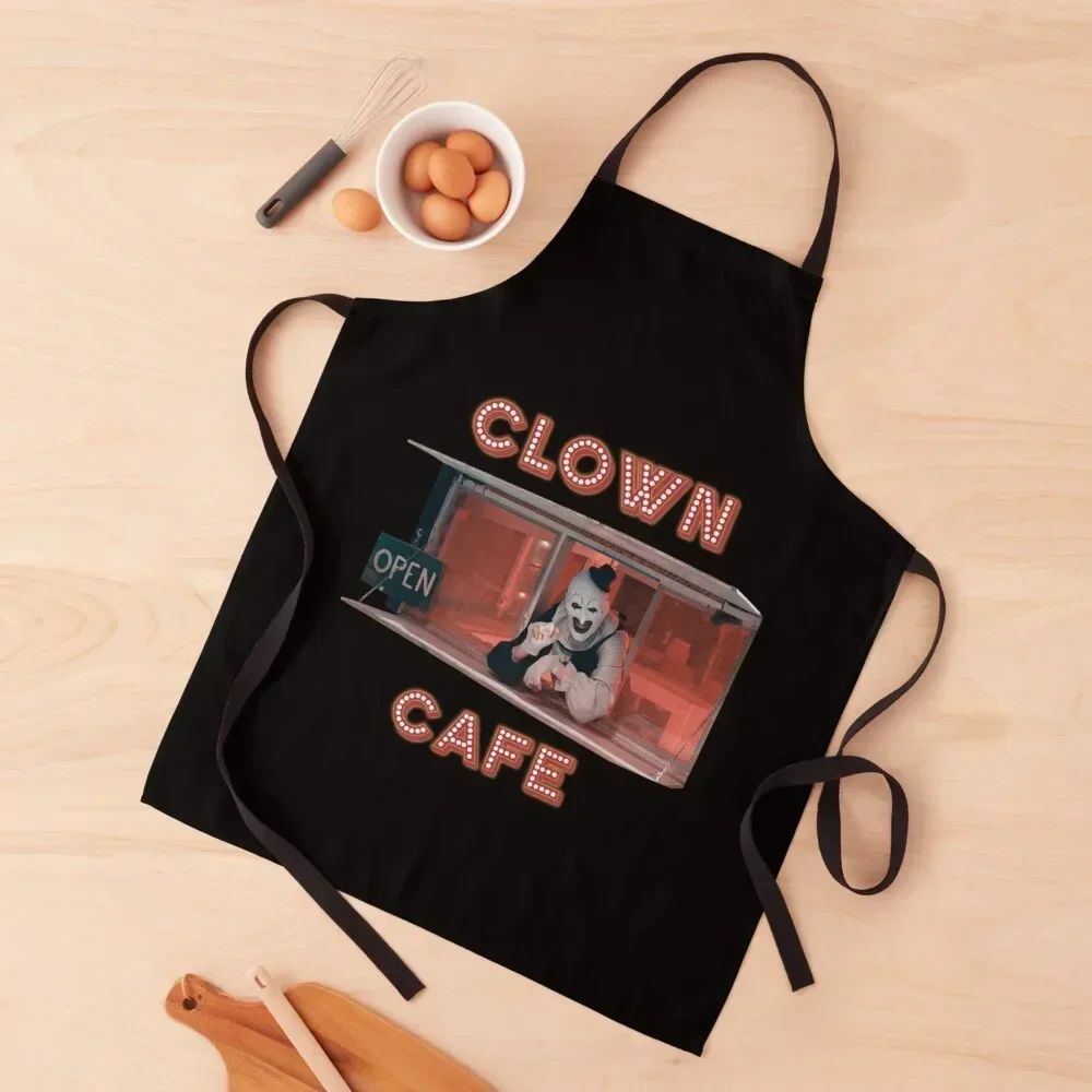 Terrifier Clown Cafe Apron christmas decoration Kitchen Household Items Apron