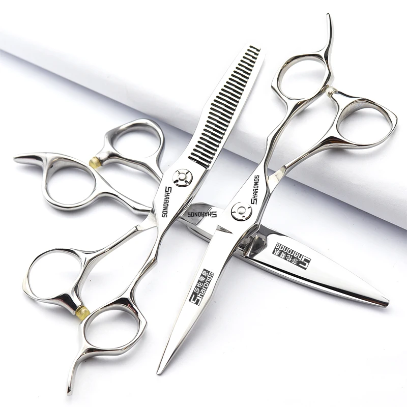 

6 inch professional thin cut for personal bangs, magical tool for hairdressing, traceless tooth clippers, hairdresser set meal.