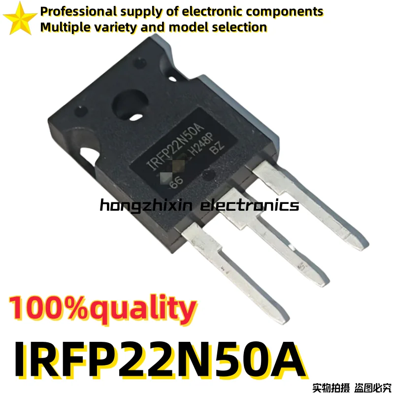 10PCS Brand new quality IRFP22N50A IRFP22N50 22N50 TO-247 MOSFET 22A/500V high power