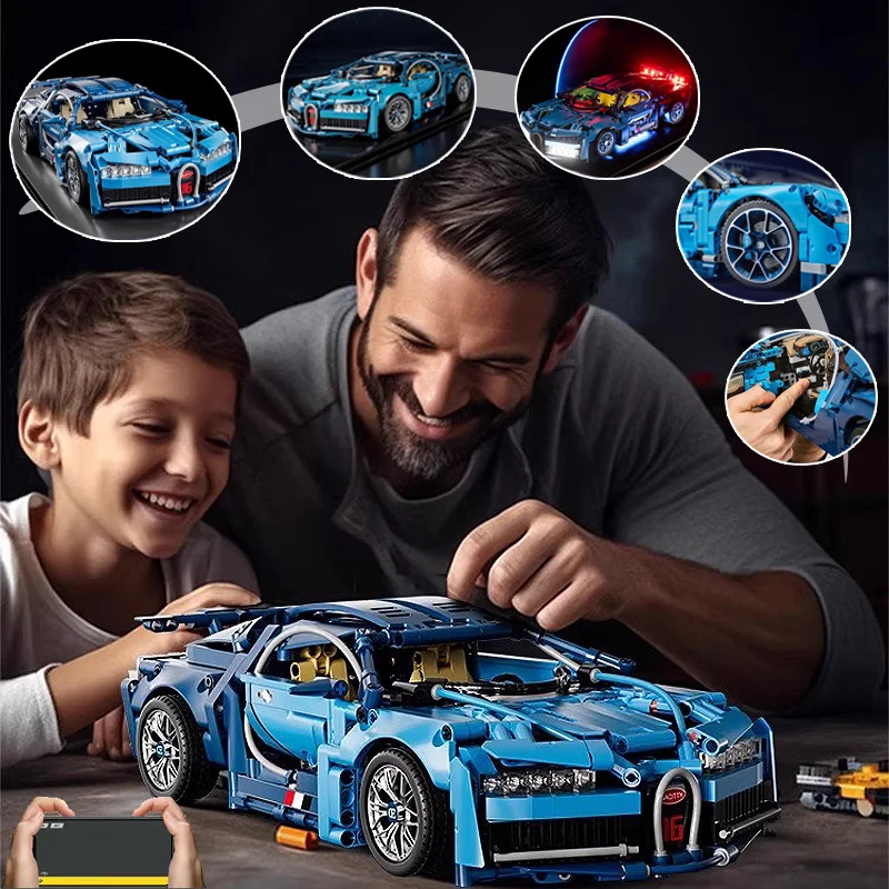1690 pçs blocos de construção modelo de carro esportivo de corrida técnica, cidade mecânica supercar tijolo quebra-cabeça brinquedos presente para crianças adultos