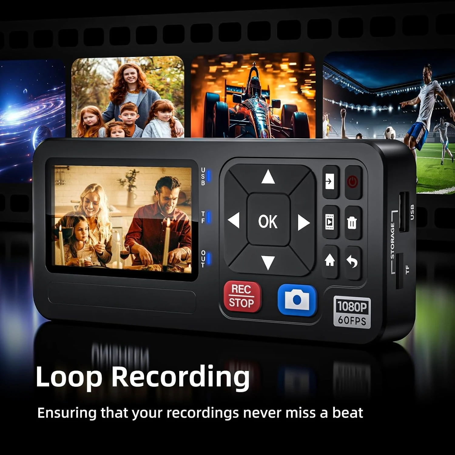 Kotak Pengambilan Video 4K-1080P 60FPS, Konverter Video ke Digital, Input 4K HDMI/CVBS/VGA/YPBPR, Perekam Video, Pengambilan dari VCR, Penjualan Terlaris