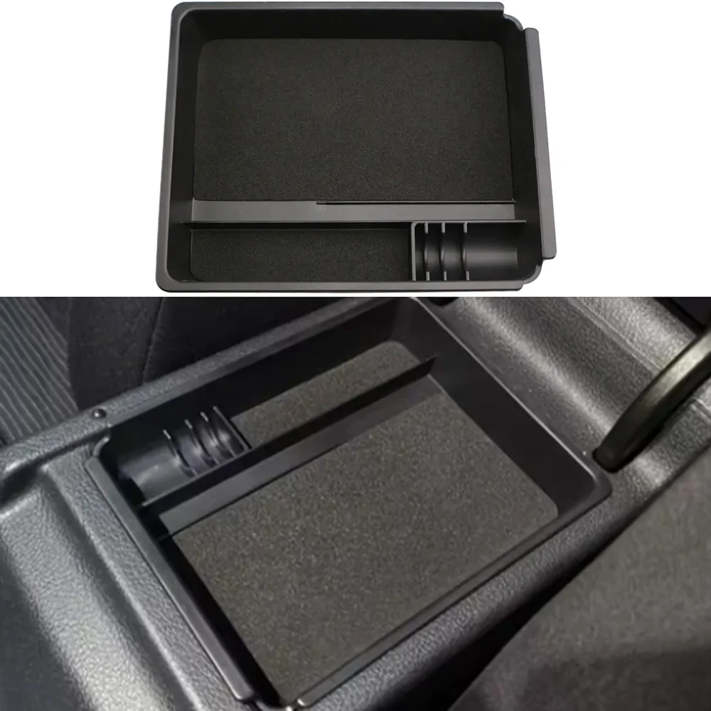 Para Volkswagen VW Tiguan 2009 - 2015 Caixa de Armazenamento ABS para Apoio de Braço do Carro, Bandeja Organizadora para Console Central Automotivo, Acessórios Internos