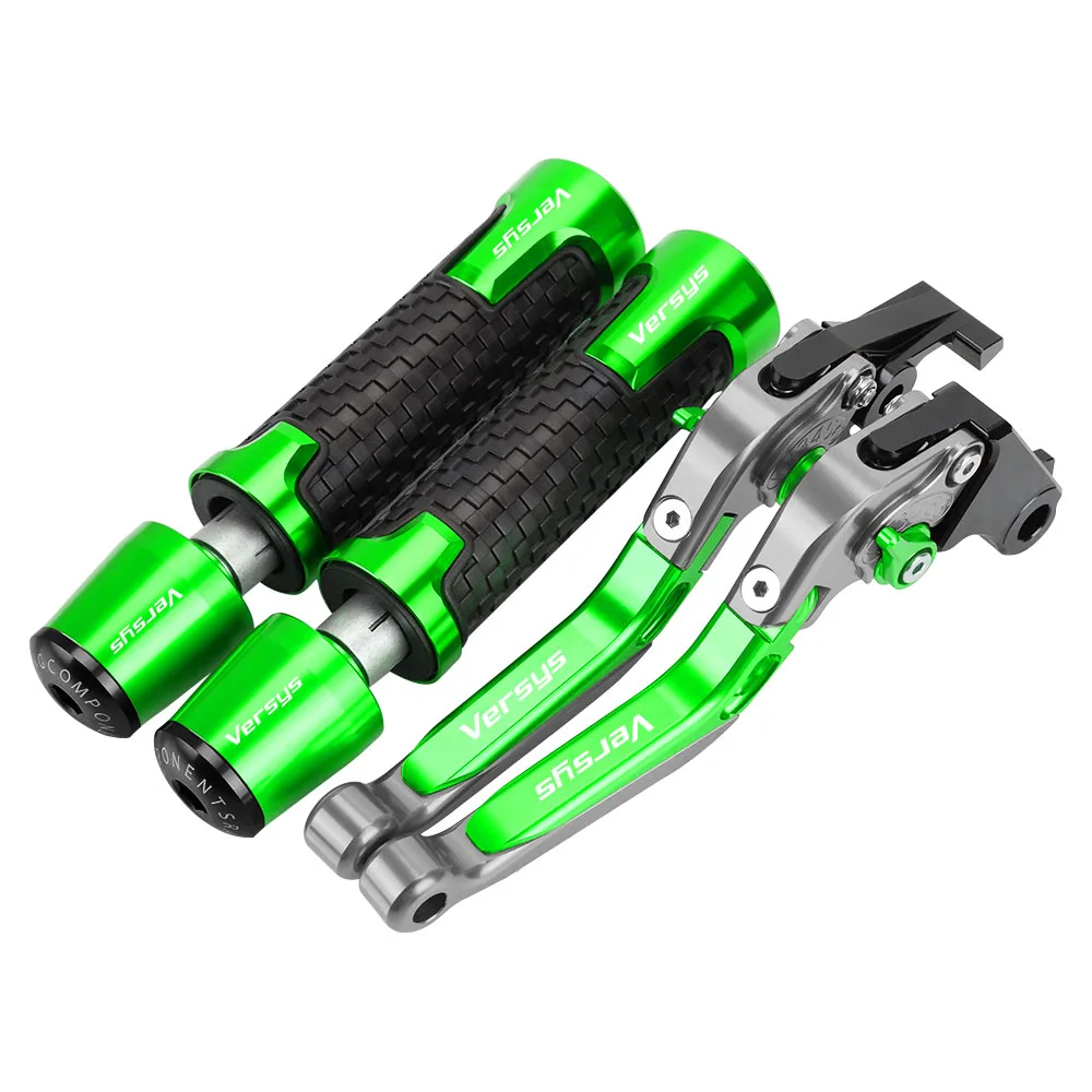

FOR KAWASAKI VERSYS650 2009 2010 2011 2012 2013 2014 VERSYS 650 Motorcycle CNC Adjustable Brake Clutch Levers Handbar End Grips
