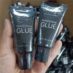 30g Nail Rhinestone Glue for Nail Charms Super Strong Gel Glue 3D Nails Bling Gel for Decoration Gems Nail Art Jewel Diamonds