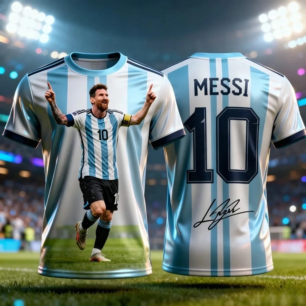 Outdoor Sport Club - 2026 Summer 3D Print Messi Pattern