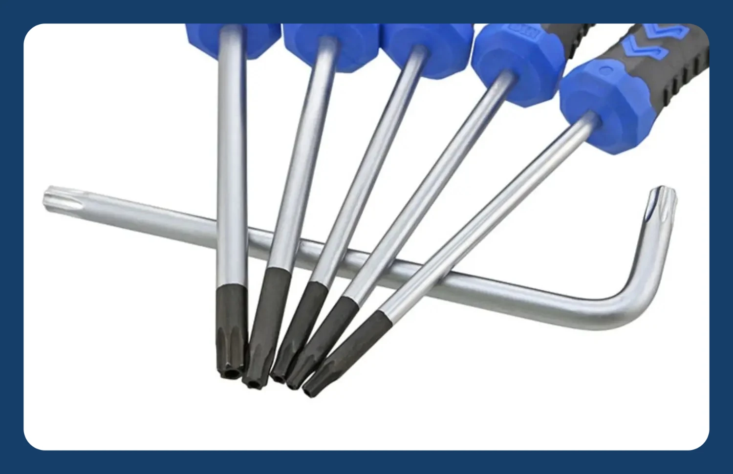 مفك براغي مضاد للسرقة بمقبض T10، T15، T20، T30، مفك براغي بلاستيكي على شكل نجمة سداسية