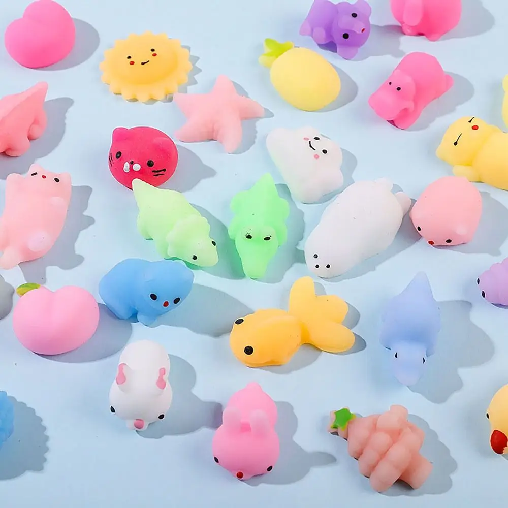 لعبة الضغط على الحيوانات اللطيفة، لعبة الضغط اللاصقة الناعمة، ألعاب تخفيف التوتر، ألعاب الاسترخاء، هدية مضحكة