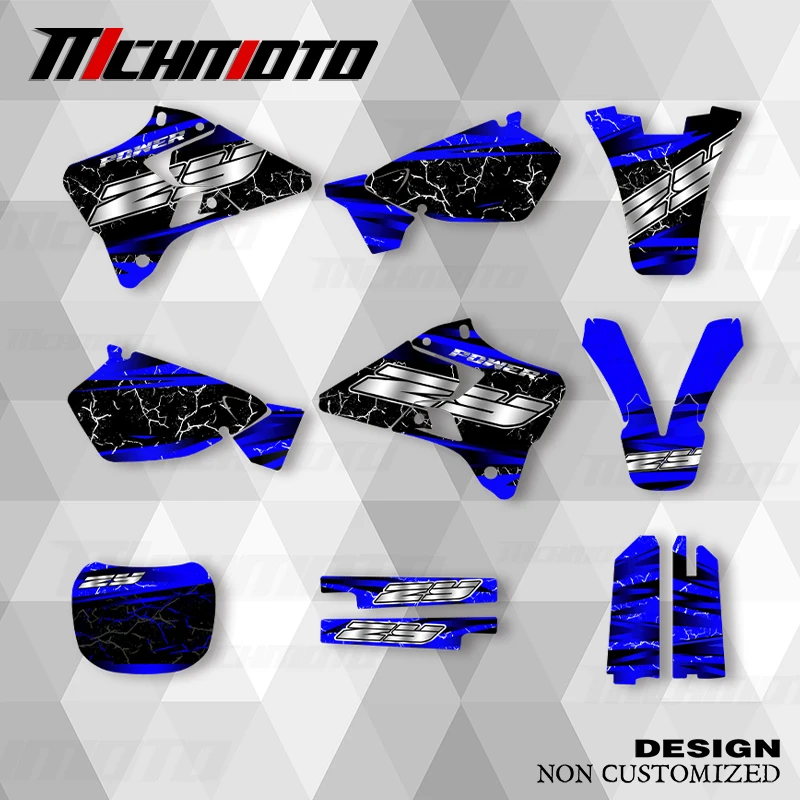 

MCHMFG For YAMAHA 1996 1997 1998 1999 2000 2001 YZ125 250 Graphics Decals Stickers Motorcycle Background Custom
