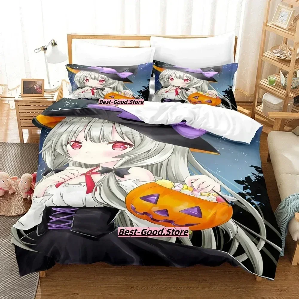 

2024 Tonari No Kyuuketsuki-san Bedding Set Duvet Cover Sheet Printed Bed Set Pillowcase Full Queen King Size Comforter Bedroom