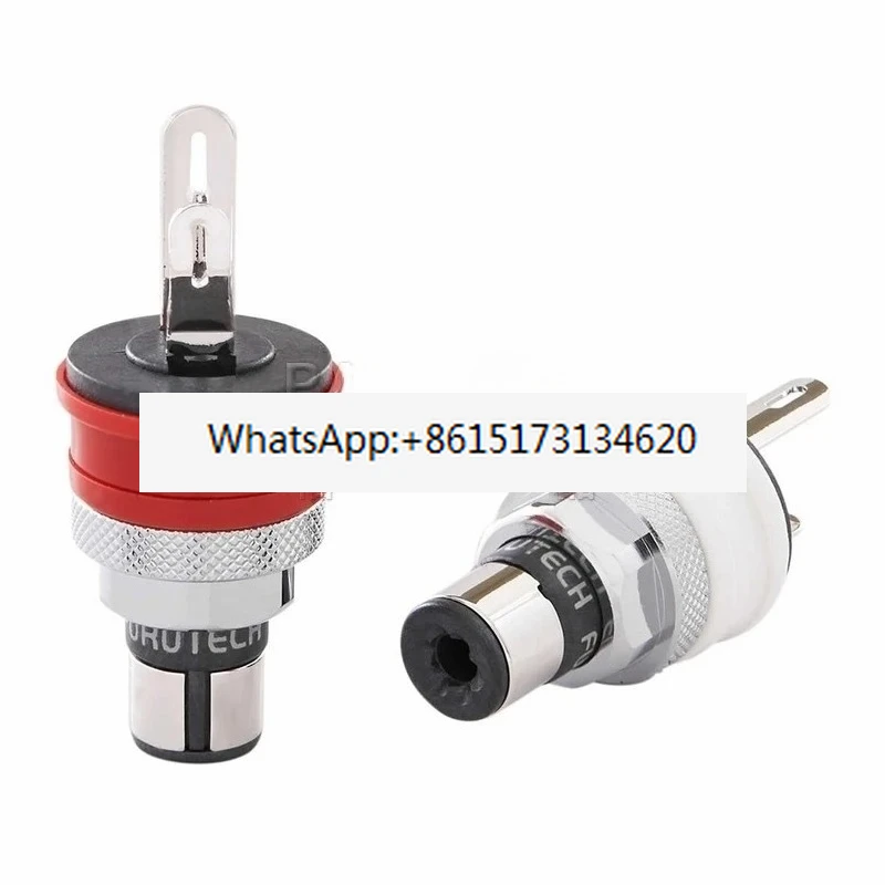 

1PCS Original FT903 Rhodium Plated Gold Plated RCA Socket Lotus Socket