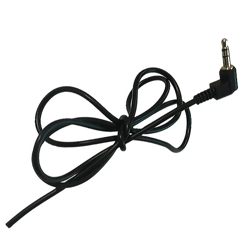 3.5MM Earphones With 90 Degree Elbow Three Section 3-wire Plug Connector And Wire Need To Be Soldered 50/95CM Headset