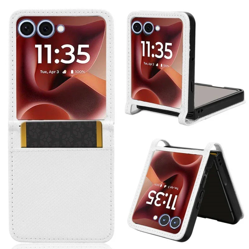 

Phone Case For Samsung Galaxy Z Flip 7 FE Flip Leather Retro Luxury Wallet foldable Cover For Samsung Galaxy Z Flip 7 FE Shell