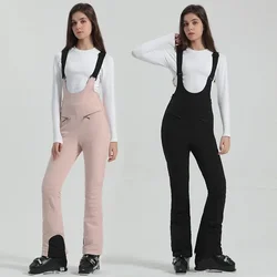 2025 New Skiing Pants Winter Female Slim Snow Trousers Outdoor Mountain Snowboard Jumpsuits Women Sport Windproof Ski Overalls
