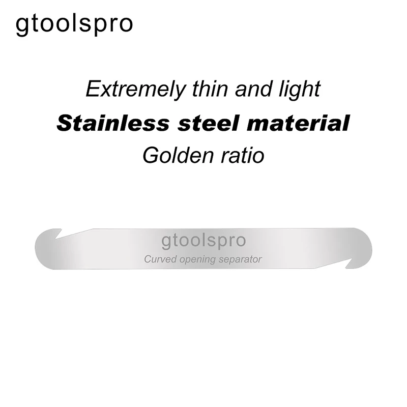 Gtoolspro G-013 Ultra-thin หน้าจอสัมผัสโค้งถอดตะขอคู่เหล็ก Prying แผ่นใบมีดไม่เป็นอันตราย LCD โทรศัพท์เปิดเครื่องมือ