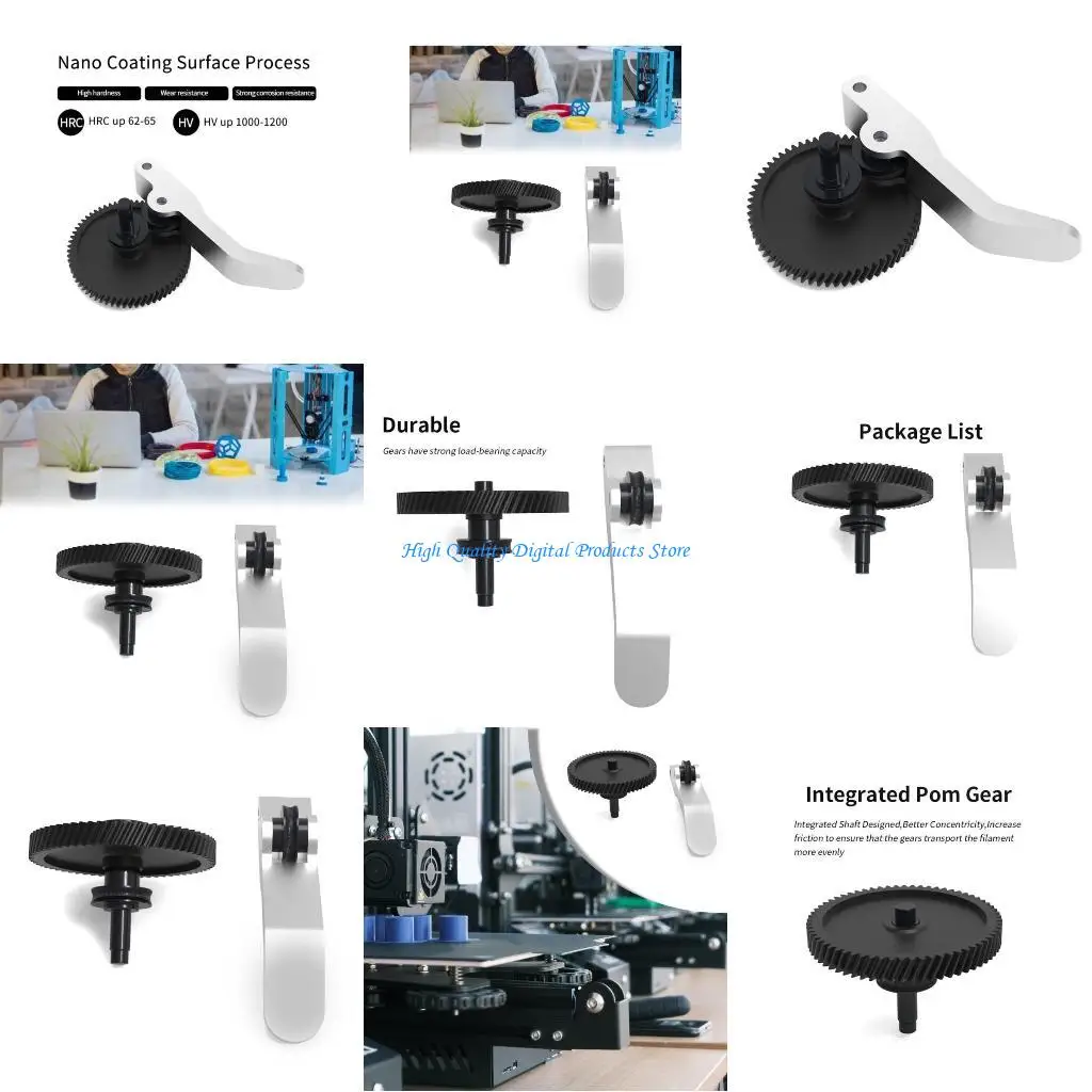 

U2JE Exrusion Head Gear Set for Bambu 3D Printers 3D Printing Potential