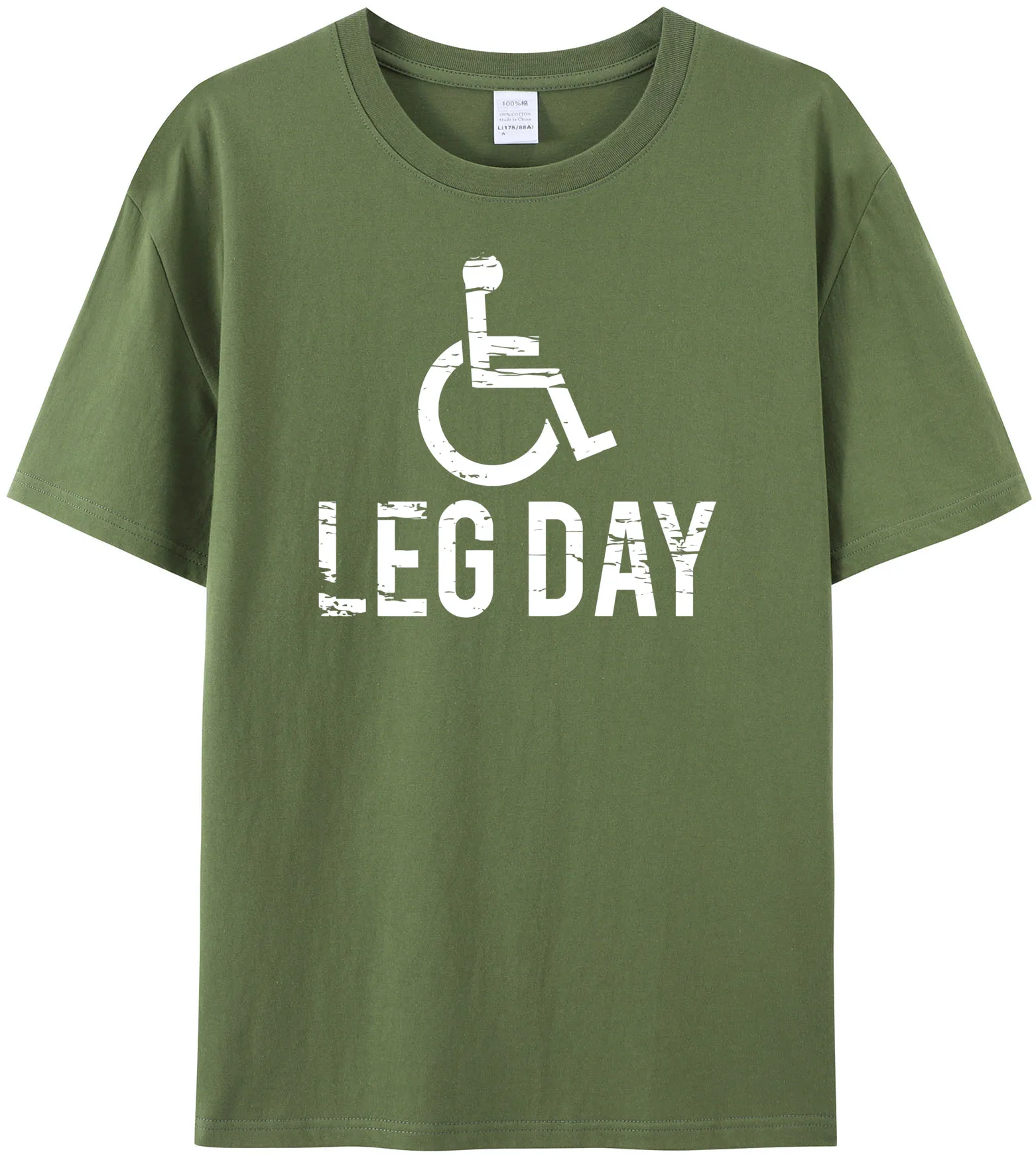 Leg Day Graphic Novelty Sarcastic Funny T Shirts High Quality 180GSM 100% Cotton Cool Top Tees