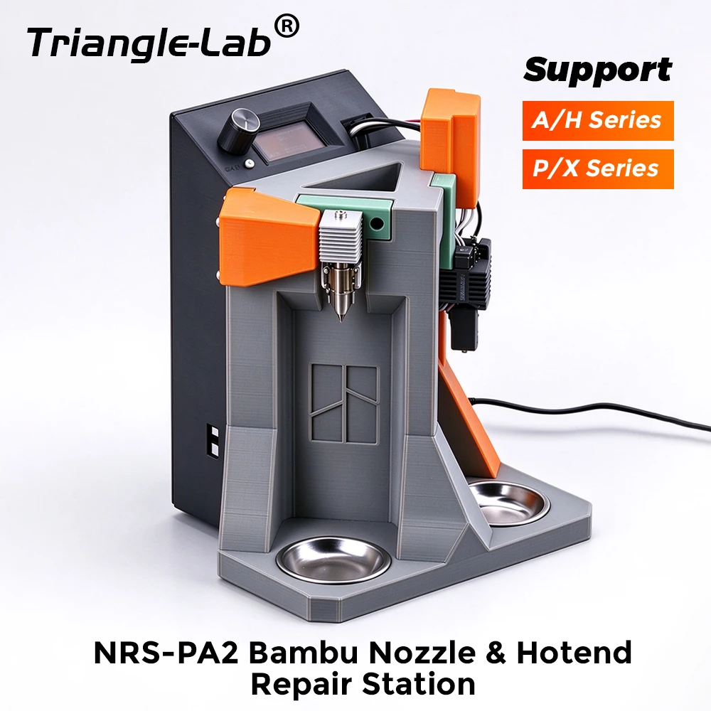 Trianglelab Smart Temperature Control Hotend Maintenance Jig, Nozzle Unclogging Tool Compatible with Bambu Lab A1 P1 X1 H2D H2S