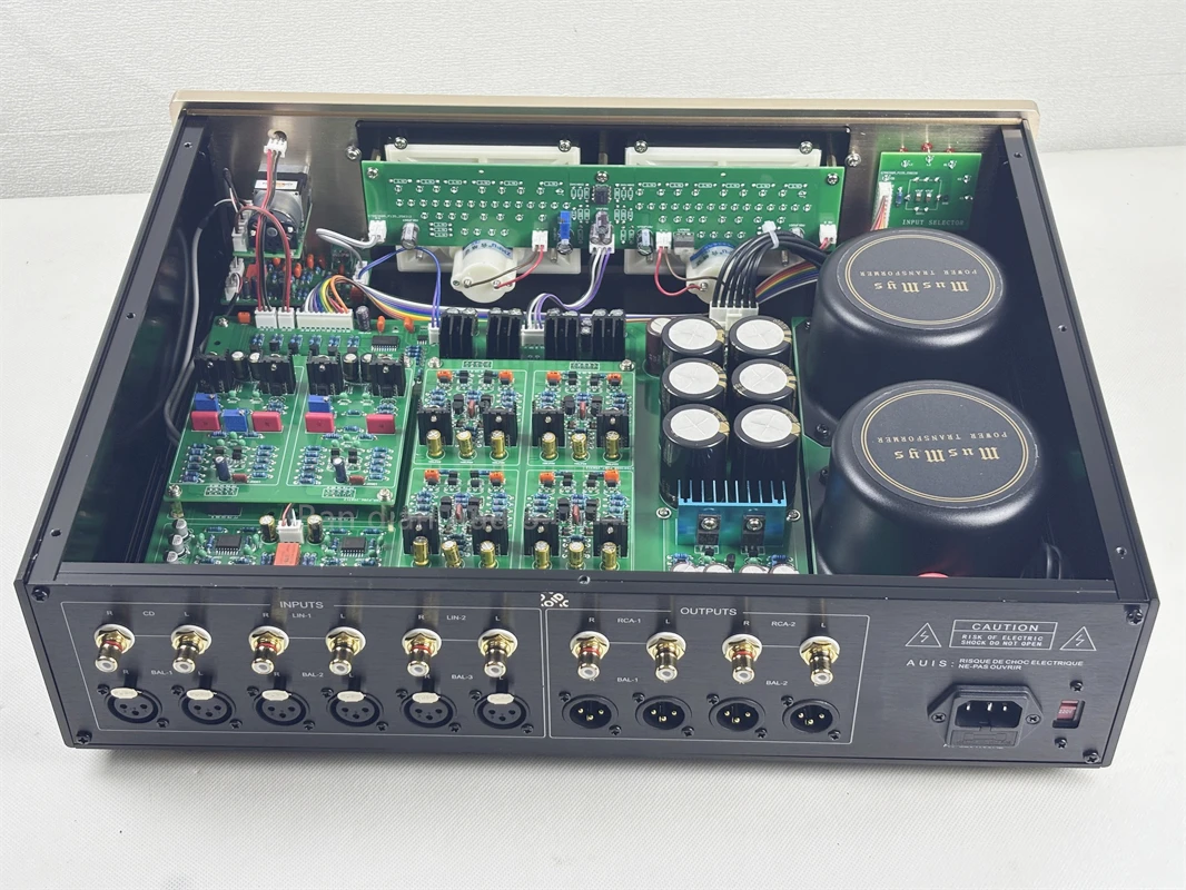 Копия Accuphase C-2860 Plus Полностью балансный предусилитель HiFi аудиофильский предусилитель с дистанционным управлением, Accuphase C2860