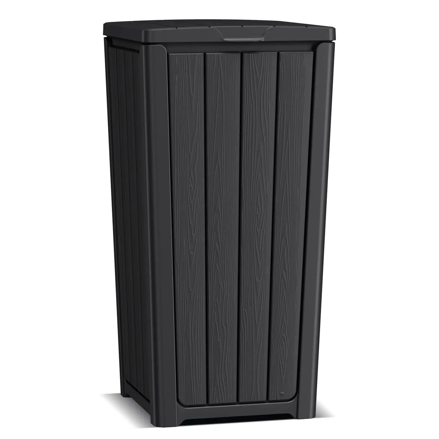 32 Gallon Outdoor Trash Can with Lid, Waterproof and Sunscreen Resin Garbage Cans, Outside Trash Bin for Patio,, Customized