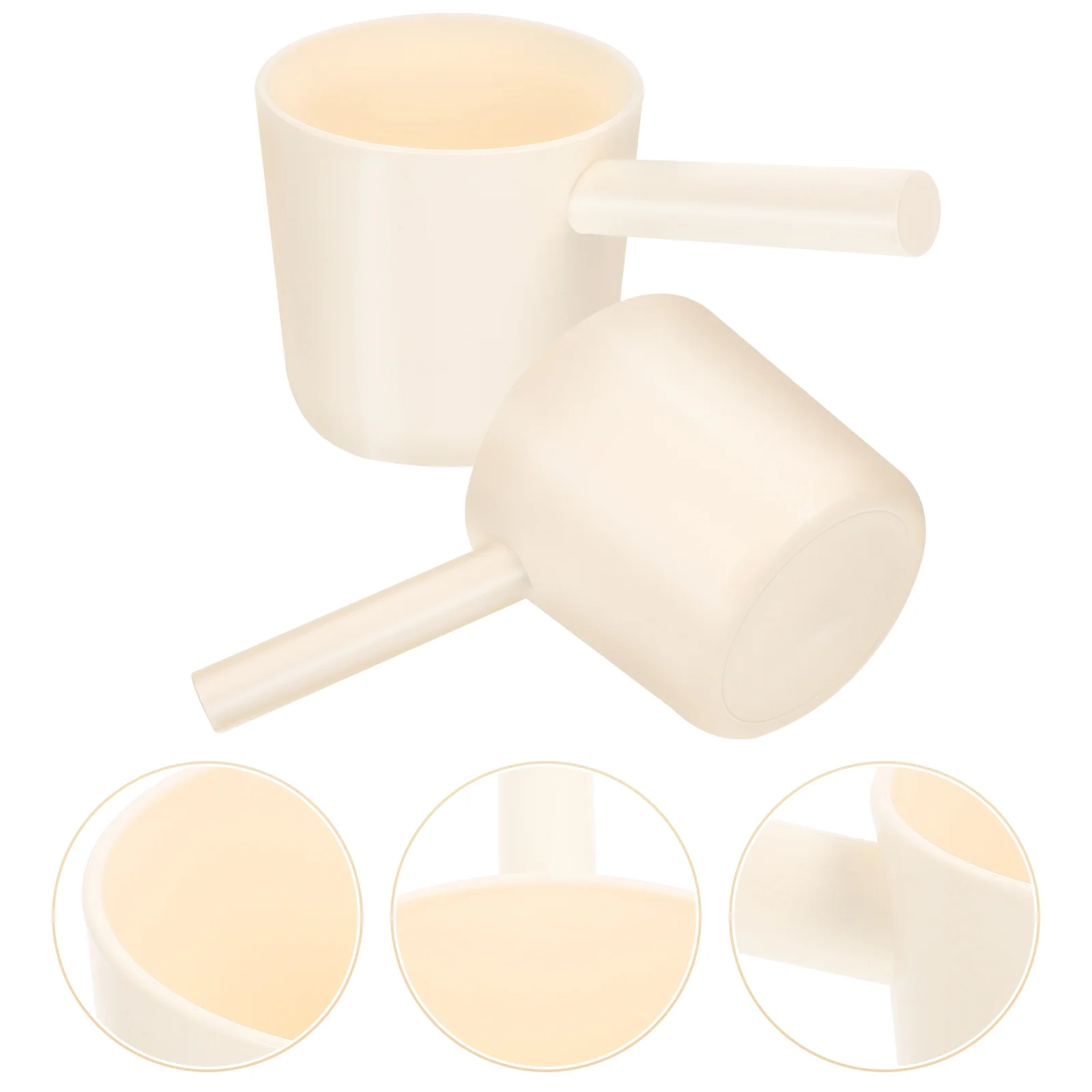

2pcs Thicken Ladles Long Handle Plastic Water Scoop For Bath Flower Watering Household Kitchen Multipurpose Water Dipper