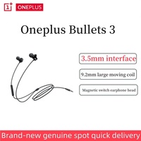 The original Oneplus Bullets 3 wired headset 3.5mm universal interface is used for mobile phone calls, music and games.