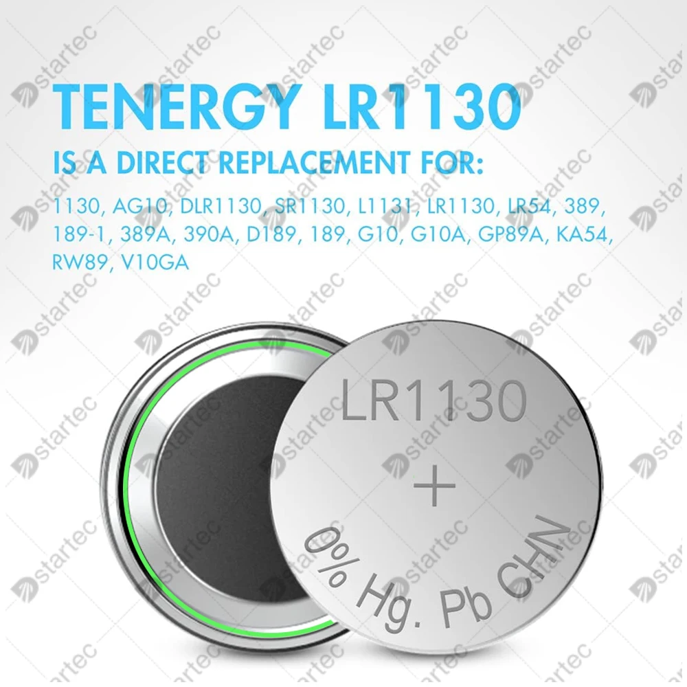 1.55V LR1130 AG10 189 389 LR54 RW89 G10A L1131 Button Batteries For Watch Toys Remote SR1130SW AG 10 Cell Coin Alkaline Battery