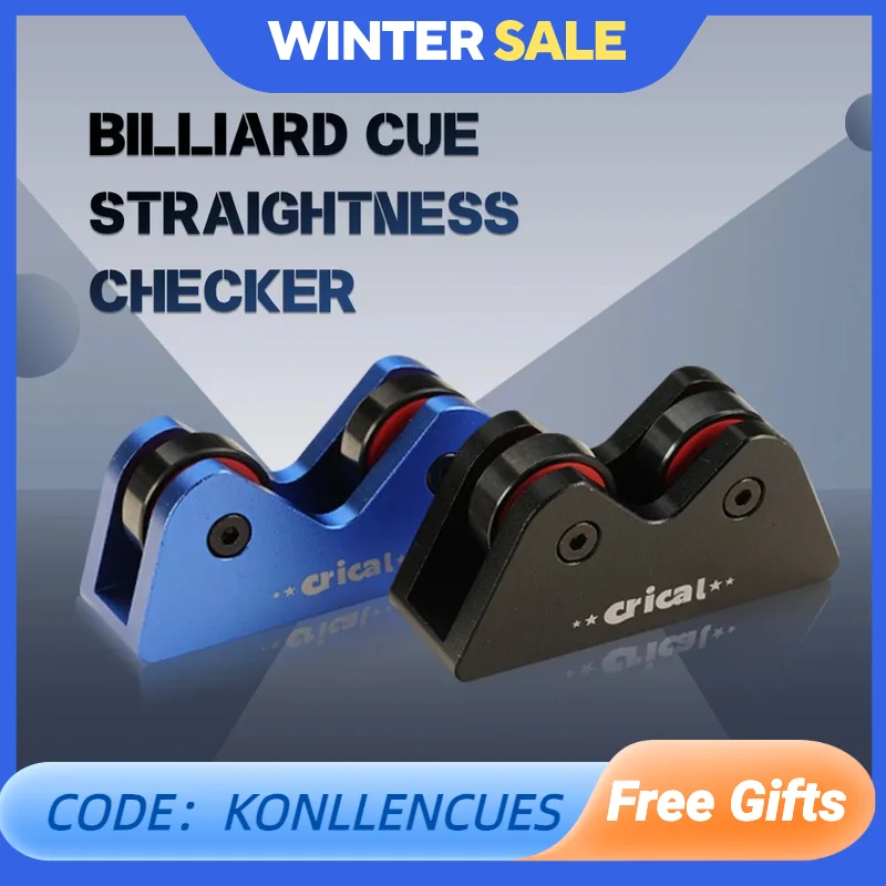 CRICAL Cue Straightening Checker Tool, Snooker, Roller Straightness Detector, Maintaince Tool, Billiard Accessories