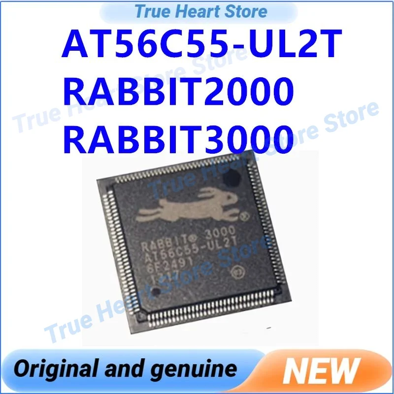 

2PCS RABBIT3000 AT56C55-UL2T RABBIT2000 QFP100 The microprocessor IC Chip in stock