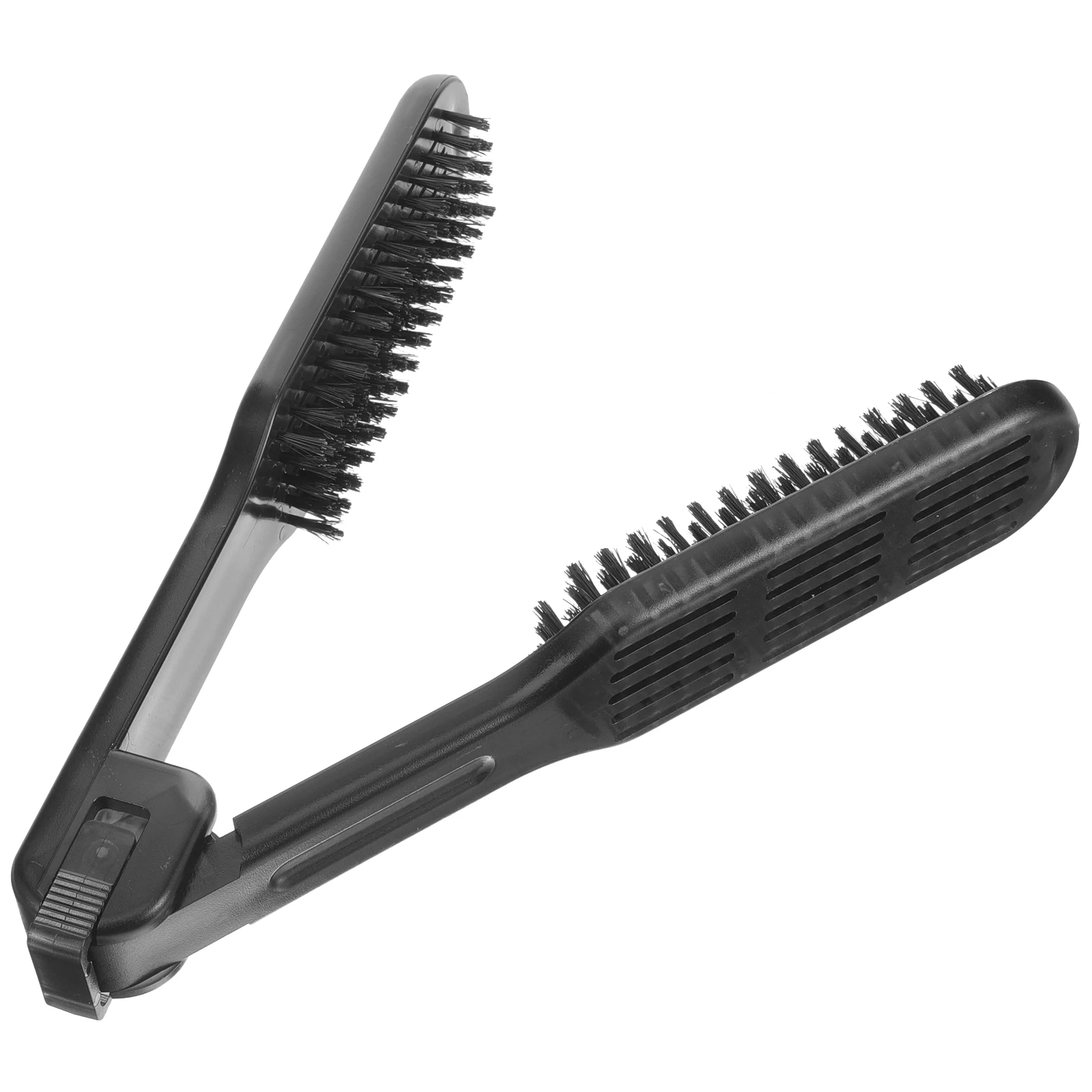 

Hair Straightening Comb Double Sided Clamp Brush Anti Static Salon Hair Styling Tool for Daily Use Straightening Brush