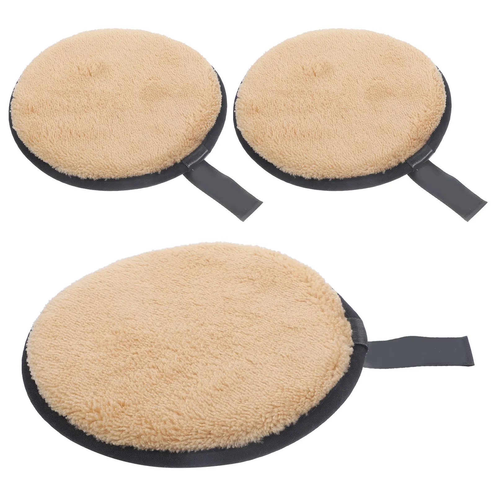 Tampons démaquillants, 3 pièces, bouffantes de poudre douce, tampons de nettoyage du visage, outils de maquillage durables, tampon démaquillant