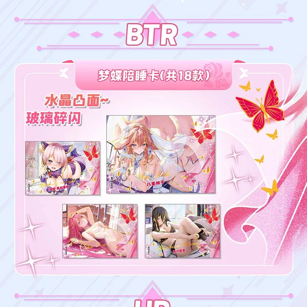 Tarjetas de colección de Goddess Story, tarjeta de la suerte, fiesta de niña, 2 cajas de refuerzo, cartas de juego de Anime, juguetes de mesa para
