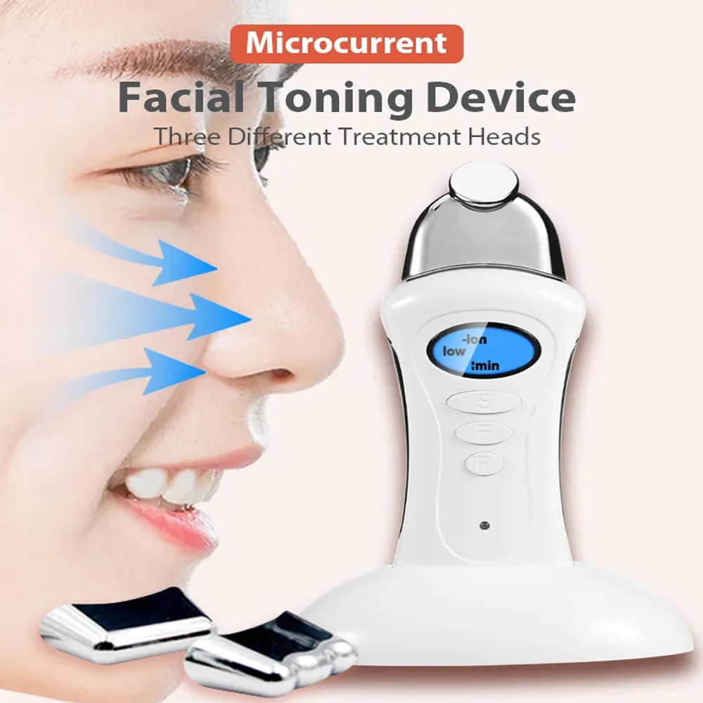 Micro Hiện Tại Electroporation Galvanic Spa Body Mặt Nâng Máy Chăm Sóc Da Mặt Làm Trắng Da Chống Nhăn Mặt Làm Đẹp Decive