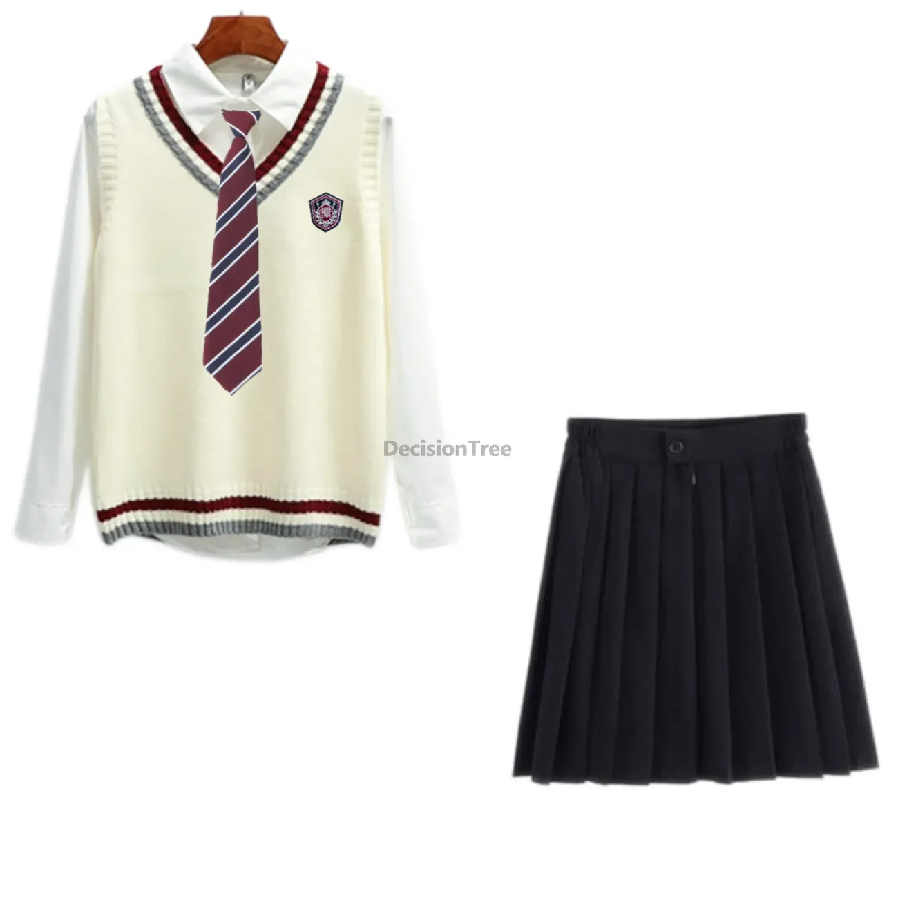 2025 stile college britannico autunno inverno caldo uniforme scolastica sport incontra performance corale uniforme jk dolce e gentile outfit