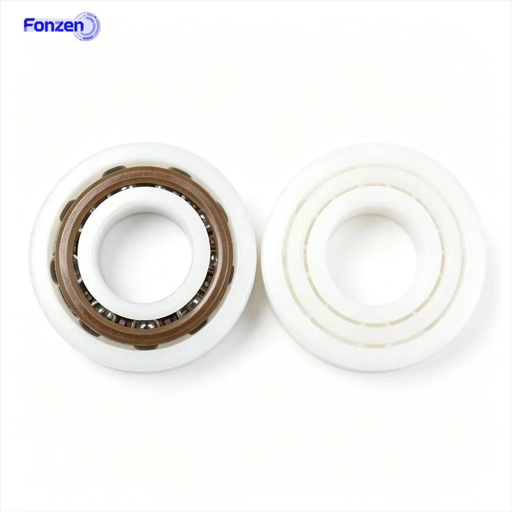 POM/Nylon Plastic Bearing 608/6000-6016 Waterproof Sealed Corrosion-Resistant Lightweight Engineering Plastic Bearing 4pcs