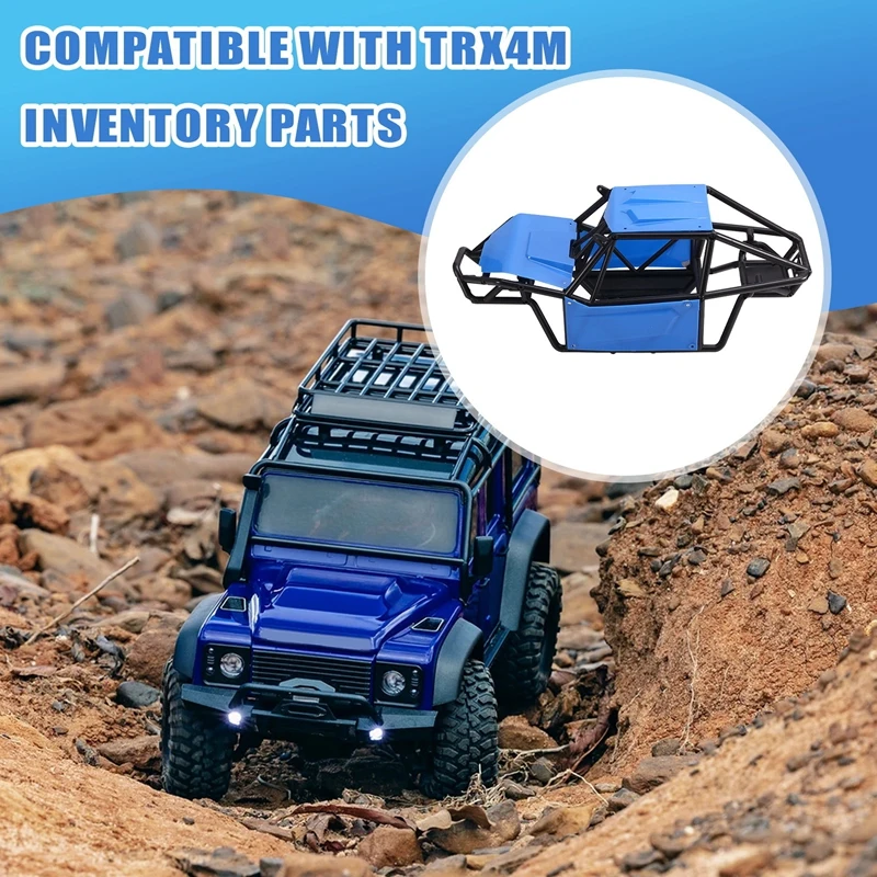 Rock Tarantula Nylon Buggy-Body Shell Chassis Kit For 1/18 RC Crawler TRX4M Upgrade