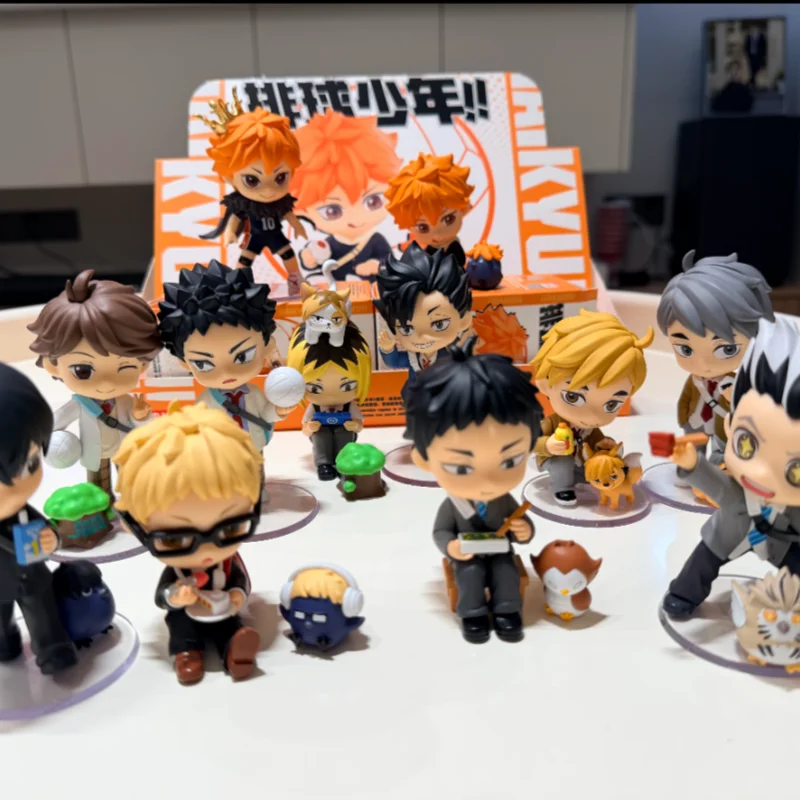 Pop Mart Blind Box Haikyuu Pause Rest Time Serie Anime Sammelfigur Desktop-Dekoration Geschenk für Anime-Fans