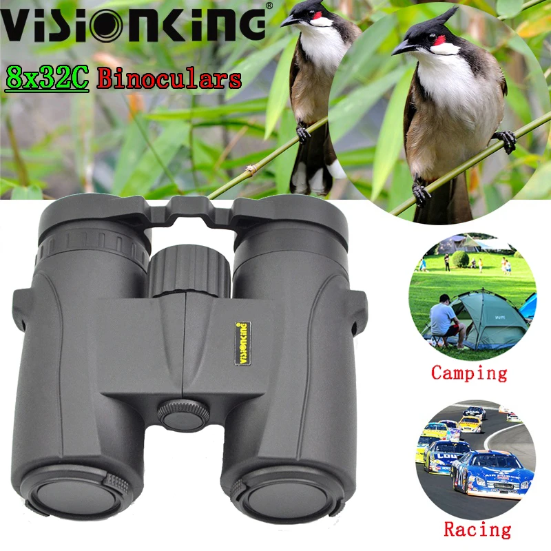 

Visionking 8x32 Compact Telescope Bak-4 FMC Waterproof Powerful Outdoor Hunting Camping Tourism Prismaticos De Caza Binocular