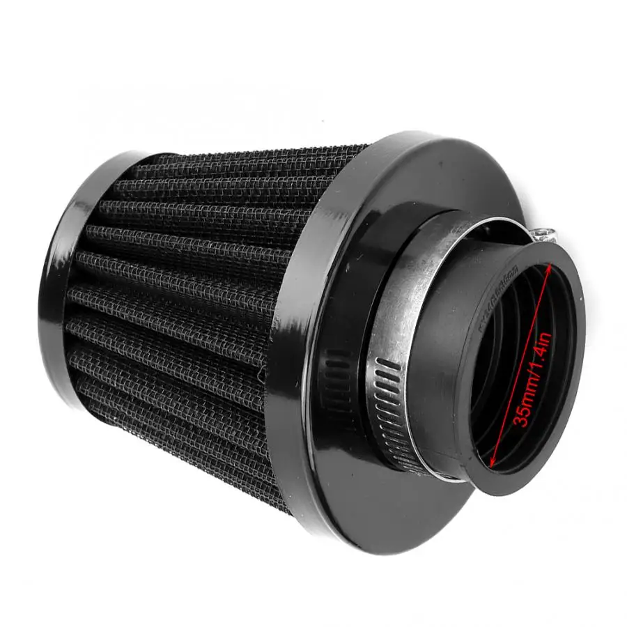 العالمي الأسود الفطر فلتر الهواء قرنة الأنظف صالح ل ATV الترابية دراجة رباعية سكوتر دراجة نارية 35 مللي متر/39 مللي متر/48 مللي متر/54 مللي متر/60 مللي متر