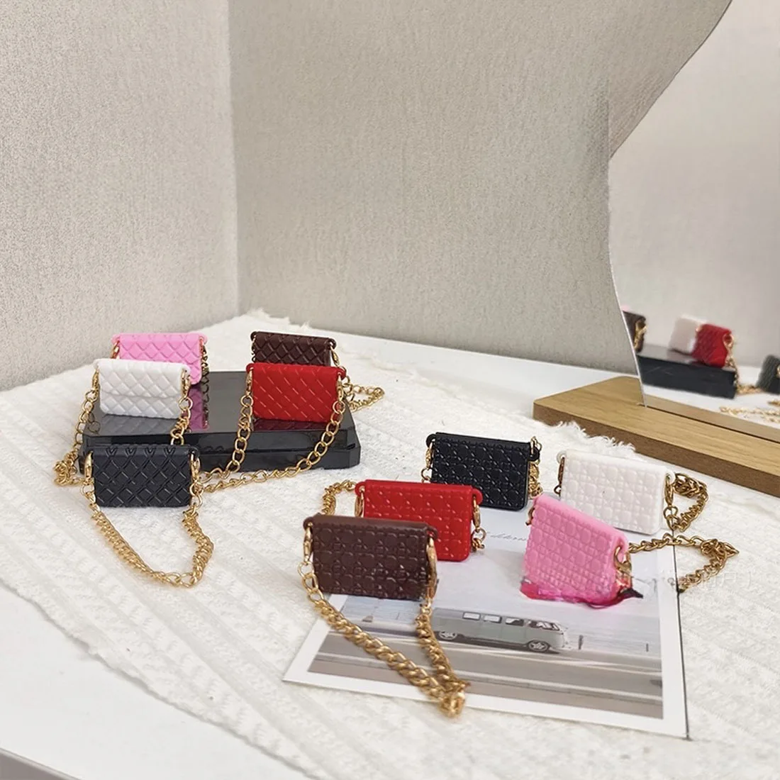 Multi Style Fashion Beautiful Crossbody Bags for 11.5 Inch 30cm Doll Many Style for Choice Gifts for Girls Doll Accessories