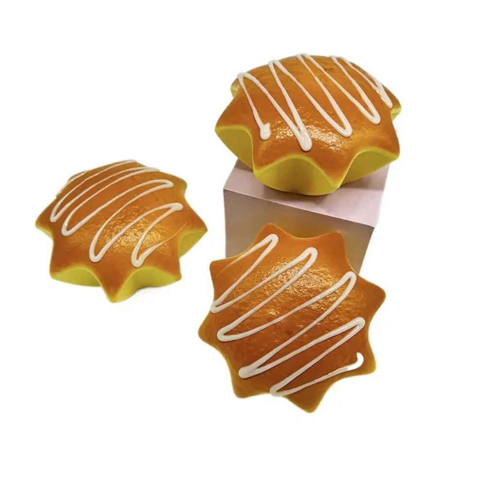 Comida de simulación de pan, juguete de rebote lento, pan de crecimiento lento, juguetes para apretar pan, comida, pastel creativo suave, juguete de rebote lento