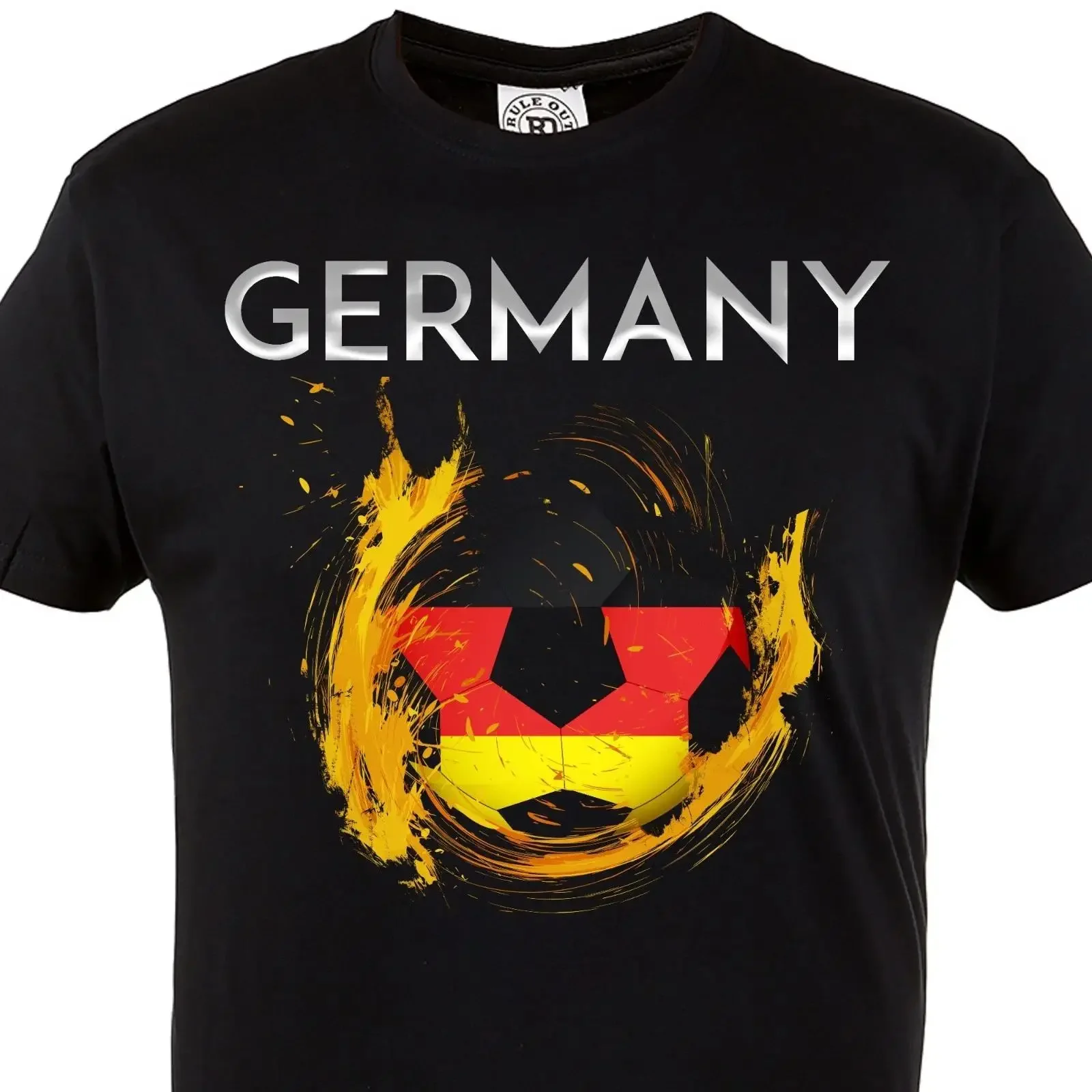Germany Fußball T Shirt Herren Deutschland Flagge EM WM Fan vintage Washed homme Unisex Slightly Stretched graphic Comfortable