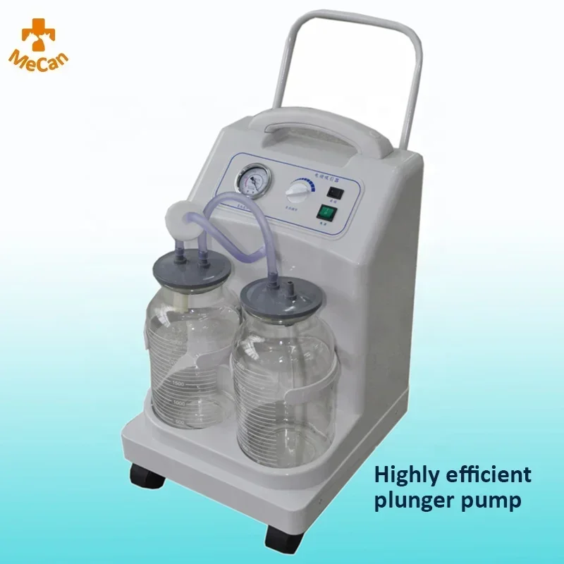 Veterinary Surgical Hospital Medical Ambulance Mobile Vacuum Plastic Saliva Aspirator Machine Portable Machine