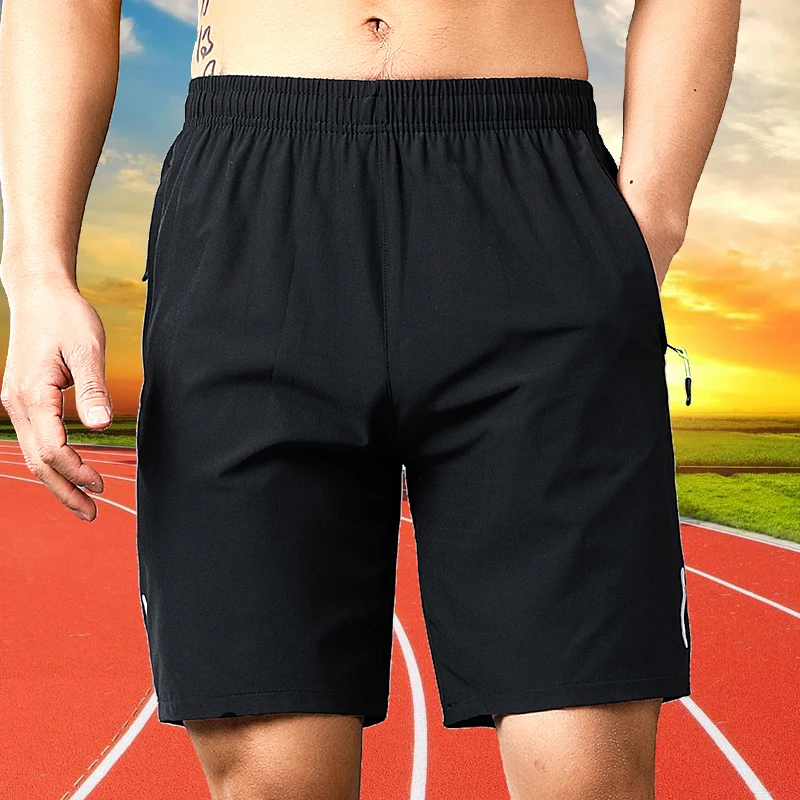 Quick Dry Shorts Men Summer Running Jogging Fitness Bottoms Thin Breathable Beach Short Pants Men Football Soccer Sports Shorts