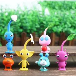 Cartoon Pikmins Figure Toy Rock Oatchi Pvc Doll New Anime Game Blue Ice Flower Action Figure For Kids Christmas Birthday Gift