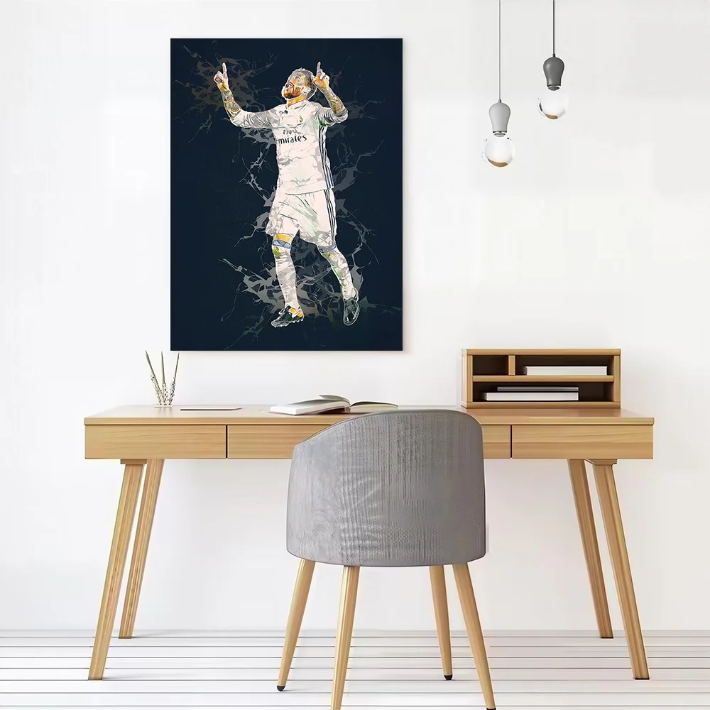 Sergio Ramos Canvas Poster Customizable Pictures Wall Art Canvas Painting for Decorative Paintings Home Decoration Ornaments