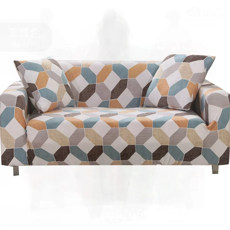 

Эластичный универсальный чехол для дивана, нескользящий тканевый чехол для секционного дивана с трансграничным дизайном, полиэстер, спандекс