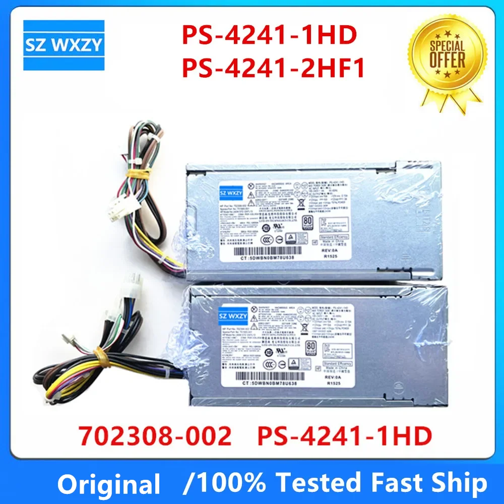 For HP ProDesk 400 600 800 G1 SFF 240W Power Supply 702308-002 702308-001 702307-002 751885-001 PS-4241-1HD PS-4241-2HF1