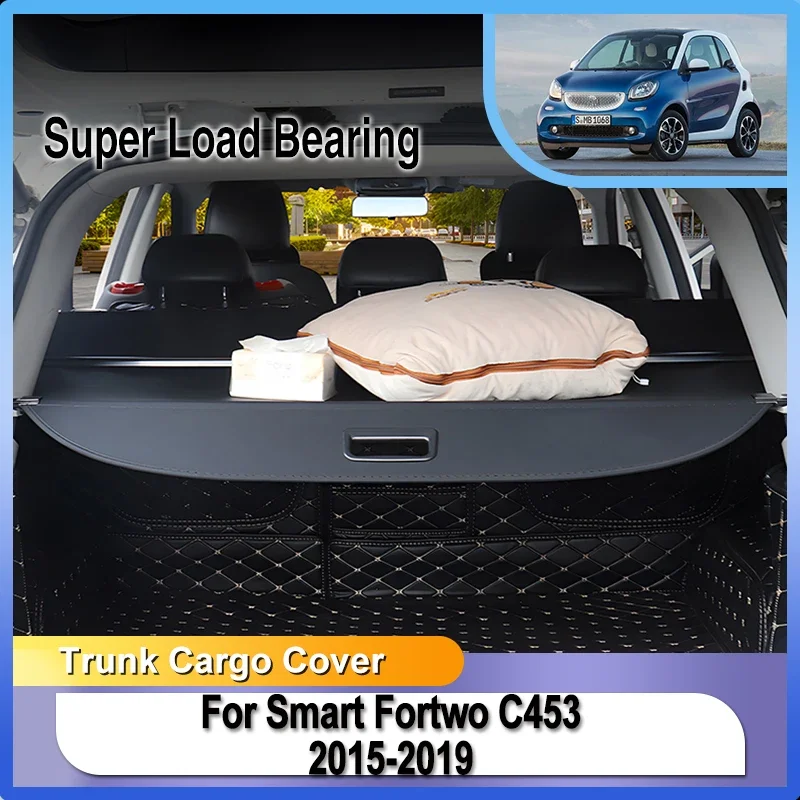 For Mercedes-Benz Smart Fortwo MK3 C453 2015 2016 2017 2018 2019 Retractable Trunk Security Cover Shielding Shade Accessories