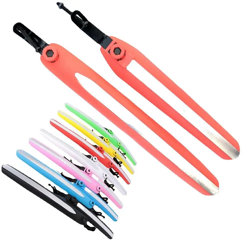 

Plastic Mountain Bike Mudguard Multicolour Easy Quick Disassembly Road Racing Mudguard Front Rear Fenders Bicycle Parts