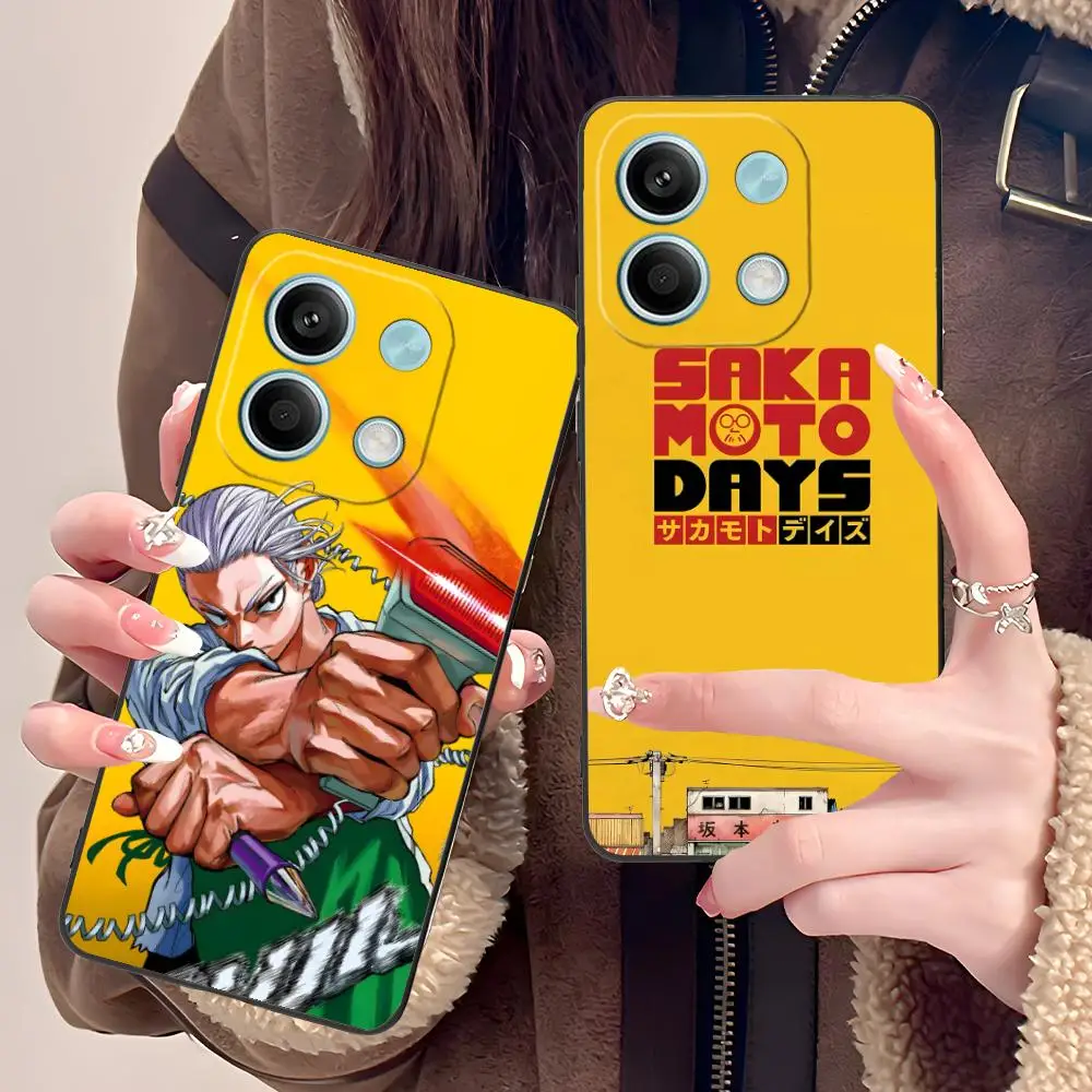 

Чехол для мобильного телефона Sakamoto Days для POCO M6 M5 M4 M3 X7 X6 X5 X4 X3 F6 F5 F4 Pro GT 5G с цветной печатью, красивый роскошный смартфон